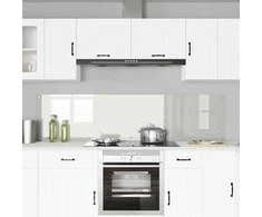 Virtuvės atbraila 2 pcs Skaidrus 100 x 50 cm grūdintas stiklas