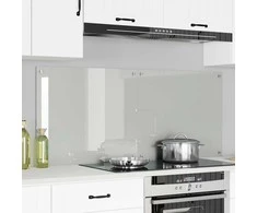 Virtuvės atbraila 2 pcs Skaidrus 70 x 60 cm grūdintas stiklas