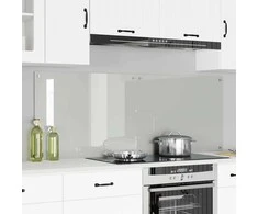 Virtuvės atbraila 2 pcs Skaidrus 80 x 60 cm grūdintas stiklas