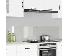 Virtuvės atbraila 2 pcs Skaidrus 80 x 40 cm grūdintas stiklas
