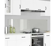 Virtuvės atbraila 2 pcs Skaidrus 90 x 50 cm grūdintas stiklas