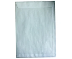 Vokas siuntiniams B4 HK, 250x353mm, 100g, su nuplėšiama juostele, baltos spalvos, 1vnt