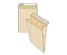 Vokas siuntiniams B4 HK, 250x353mm, 100g, su nuplėšiama juostele, rudos spalvos, 1vnt