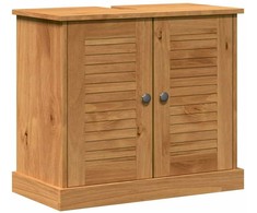 Vonios baldų rinkinys VIGO 3 vnt. Medus ruda 37.5 x 34 x 80 cm