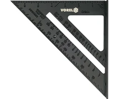 VOREL KĄTOWNIK ALUMINIOWY ZE STOPKĄ 250mm