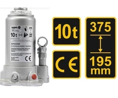 VOREL DŹWIGNIK TŁOKOWY HYDRAULICZNY 10T 195-375mm 80052