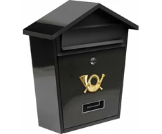 VOREL PAŠTO DĖŽUTĖ 380x320x105mm JUODA
