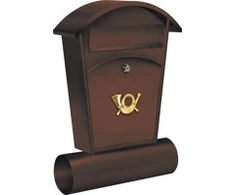 VOREL SKRZYNKA NA LISTY 480x280x80mm BRĄZ
