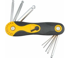 VOREL KLUCZE SZEŚCIOKĄTNE / HEX 8szt.CrV KULA 1,5-8mm