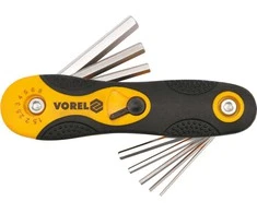 Raktų šešiabriaunių rinkinys Hex Vorel | 1,5-8mm 8vnt,