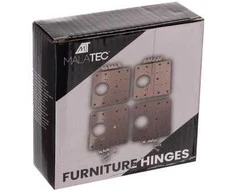 Hinge repair plate 4 pcs Malatec 23032