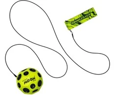 Waboba Bounceback throwing ball on a string