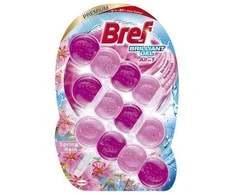 WC valiklis-gaiviklis BREF BRILLIANT SPRING RAIN, 3×42 g