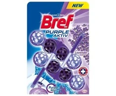 WC valiklis-gaiviklis BREF PURPLE AKTIV LAVENDER, 2×50 g