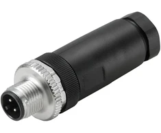 Weidmuller M12 kištukas 4pin, tiesus, 6-8mm kabeliui, IP67