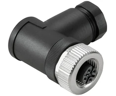 Weidmuller M12 lizdas 5pin, kampu, 6-8mm kabeliui, IP67