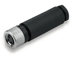 Weidmuller M8 lizdas 3pin, tiesus, 3.5-5mm kabeliui, IP67