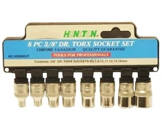 Wektory HONITON LIZDAI 8 vnt. 3/8" TORX 3008