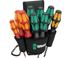 Wera WER Holster for Mounting on Belt SET 1 9620 + Screwd