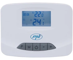 „Wi-Fi“ automatizavimo rinkinys PNI CT28 Pro 8 grindiniam šildymui, „Tuya Smart“ mobilioji programėlė, komplekte yra 8 valdymo blokai ir interneto šliuzas