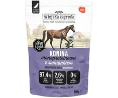 Šunų Maistas - WIEJSKA ZAGRODA Monoproteininis Arklių Mėsa Drėgnas 500g