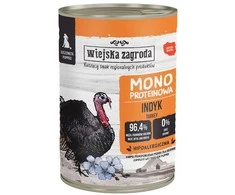 Šunų Maistas - WIEJSKA ZAGRODA Kūdikių Monoproteininis Kalakutas 400g Be Glitimo
