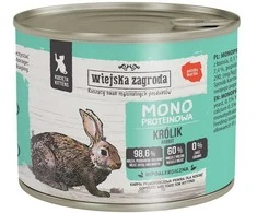 Kačių Maistas - Wiejska Zagroda Triušio Monoproteinas Katinams 200g