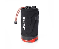 WILDMAN Bicycle bag R1 waterproof 1L for bottle juodas-red