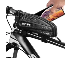 WILDMANEX bike frame bag/bag bike holder juodos spalvos
