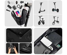 WILDMAN Scooter case/holder ES8XMax frame bag juodos spalvos