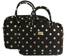 Wonder Briefcase Nešiojamas kompiuteris 13-14 colių auksinis polka-dot