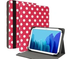Wonder Canvas planšetės dėklas 13 colių red polka-dot