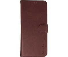 WONDER COMMON Universal Book dėklas (Dydis L) skirtas Apple iPhone 6 Plus/7 Plus/8 Plus/Xs Max/11 Pro Max/Samsung S20 FE/S21 FE/S10 Plus/A10/A32/A54/Xiaomi 12 Lite/Huawei P30 Pro rudos spalvos