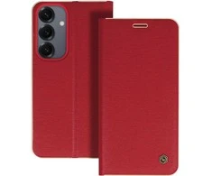Wonder Frame dėklas skirtas Samsung Galaxy S25 raudonos spalvos