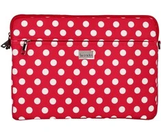 Wonder nešiojamo kompiuterio dėklas 13-14 colių red polka-dot
