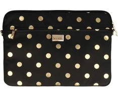 Wonder nešiojamo kompiuterio dėklas 17 colių auksinis polka-dot