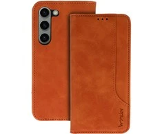 Oem Wonder Prime dėklas skirtas Samsung Galaxy S23 Plus rudos spalvos