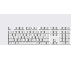 Klaviatūra Wooting Double Shot OEM PBT Full Keycap Set | Just Baltas
