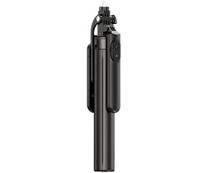 Wozinsky Asmenukių lazda WH181D-Y1S 1.75m aluminum alloy telescopic tripod with dual lamp and phone holder – juodos spalvos