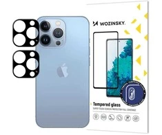 Wozinsky Full Camera Glass skirtas iPhone 17, Juodas, Set of 2