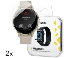 Wozinsky Full Glue Apsauginis stiklas Garmin Venu 3S 41mm (2 vnt.)