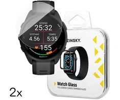Wozinsky Full Glue Apsauginis stiklas Garmin Forerunner 165 (2 vnt.)