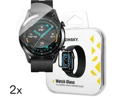 Wozinsky Full Glue Apsauginis stiklas Huawei Watch GT 2 / GT 2 Pro 46mm (2 vnt.)