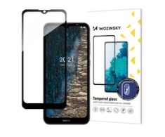 Wozinsky Full Glue Apsauginis stiklas Nokia C20/C10 Full Screen Cover Juodas