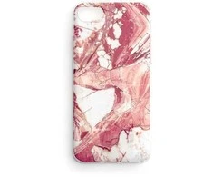 Wozinsky Marble TPU gelinis marmuro rašto dėklas telefonui Samsung Galaxy S22 + (S22 Plus), rožinės spalvos