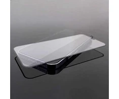 Wozinsky rinkinys 2x itin tvirtų Full Glue viso ekrano apsauginis stiklas su dėklu draugišku rėmeliu iPhone 14 Max / 13 Pro Max juodos spalvos