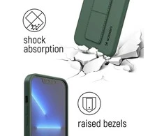 Wozinsky Kickstand dėklas skirtas iPhone 13 mini, pilkas