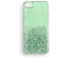Wozinsky Star Glitter Shining dėklas skirtas Xiaomi Redmi K40 Pro+ / K40 Pro / K40 / Poco F3, žalias