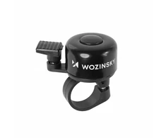 Wozinsky WDR-B1 Dviračio skambutis dviračiams ir paspirtukams, mechaninis aliumininis - Juodas