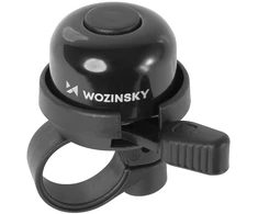 Wozinsky WDR-S2 Dviračio skambutis aliumininiams mechaniniams dviračiams - Juodas